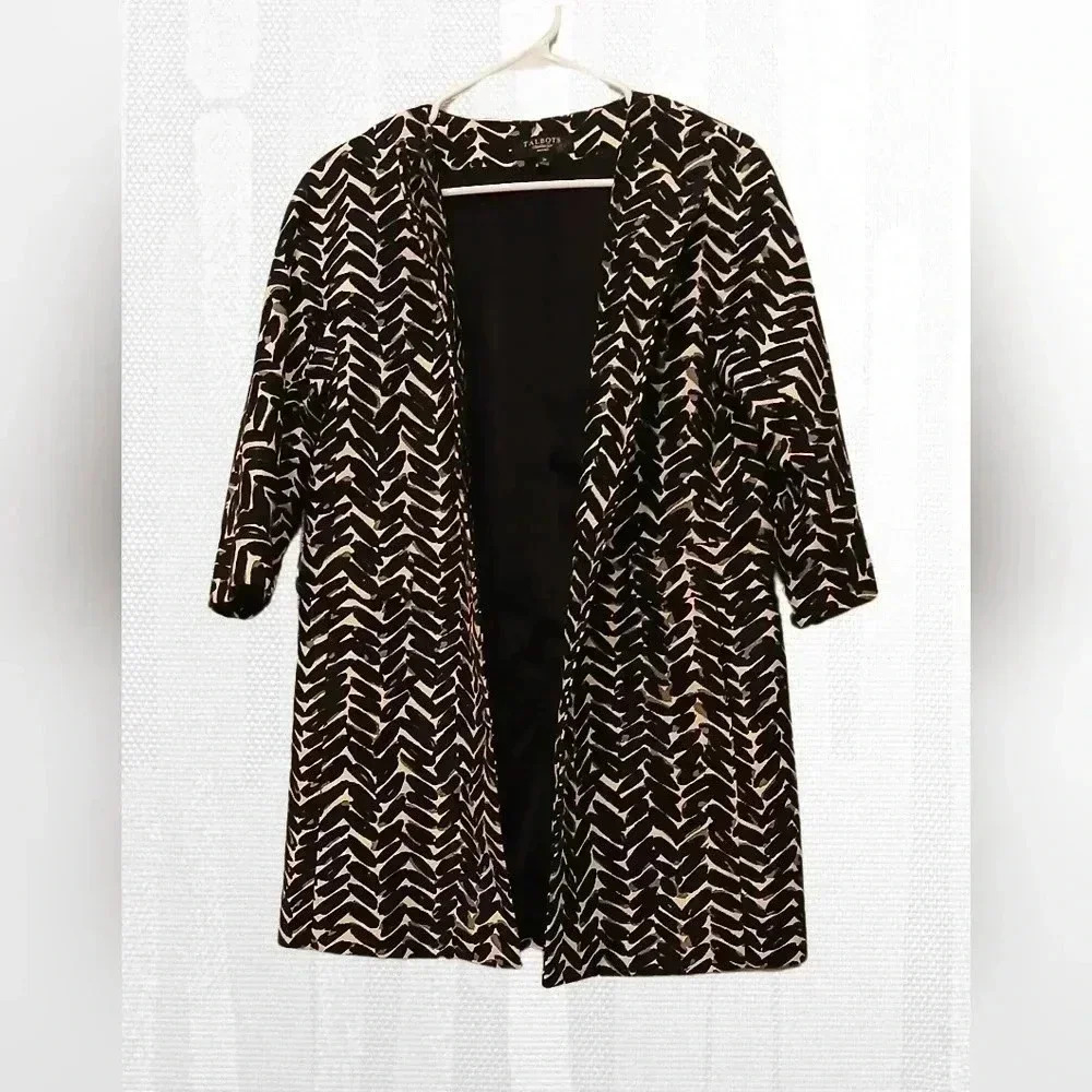 Loose Fit Talbots Quarter Sleeve Coat